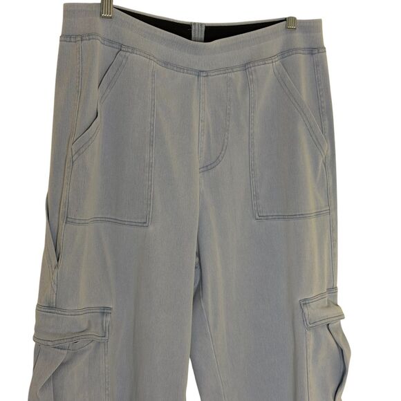 Halara Wide Leg Cargo Jeans Denim Pants Bundle of 2 Blue XL Petite - Picture 13 of 16